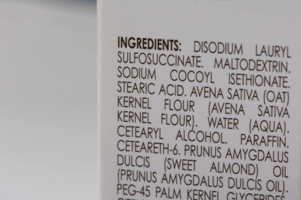 Composition d'une produit cosmétique avec des allergènes