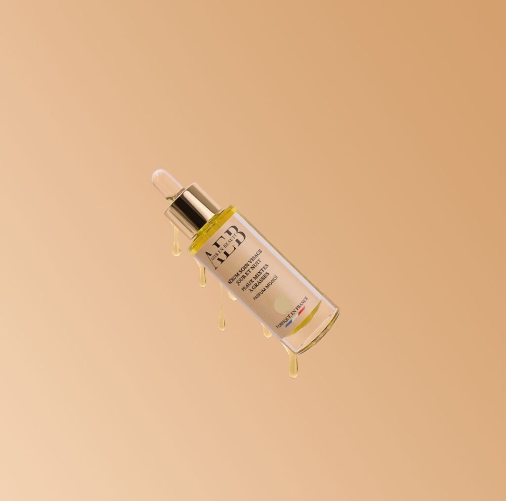 sérum visage à base d'huile végétale naturelle